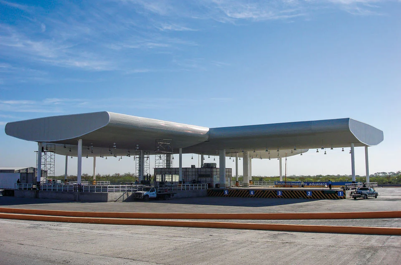 Obra realizada por Grupo INDI Aduana Modelo, Reynosa, Tamaulipas